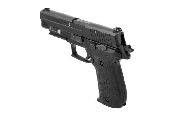 Sig Sauer Off Duty P226 MK 25 9mm pistol, black.